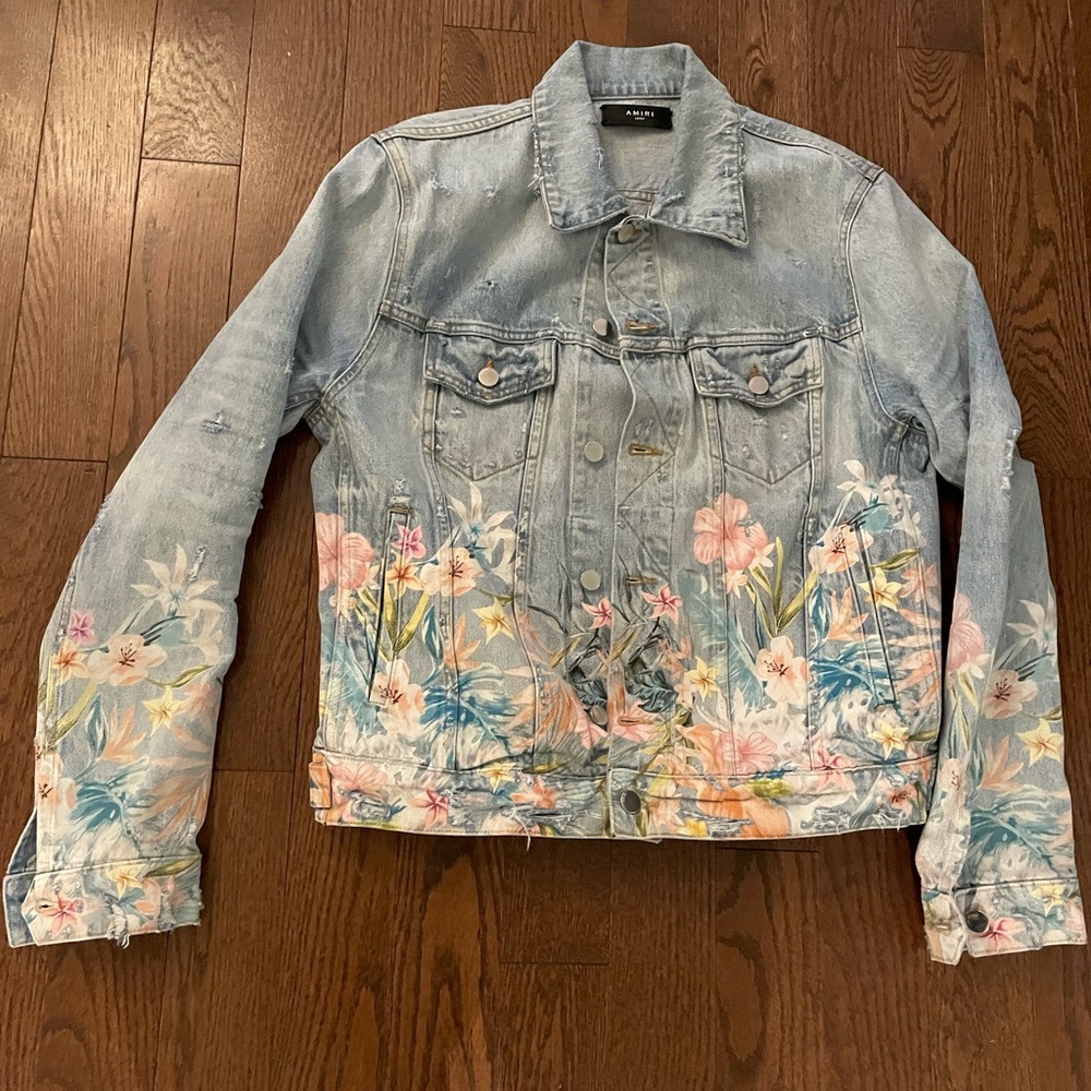 Amiri mens jean jacket